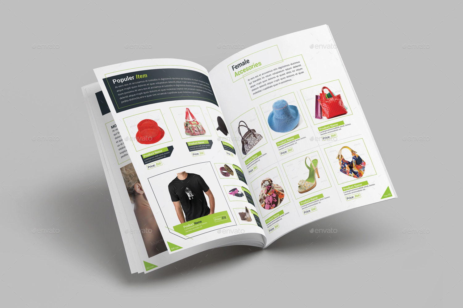 Product Promotion Catalog, Print Templates GraphicRiver